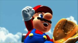 Dwie grafiki z Mario Super Sluggers